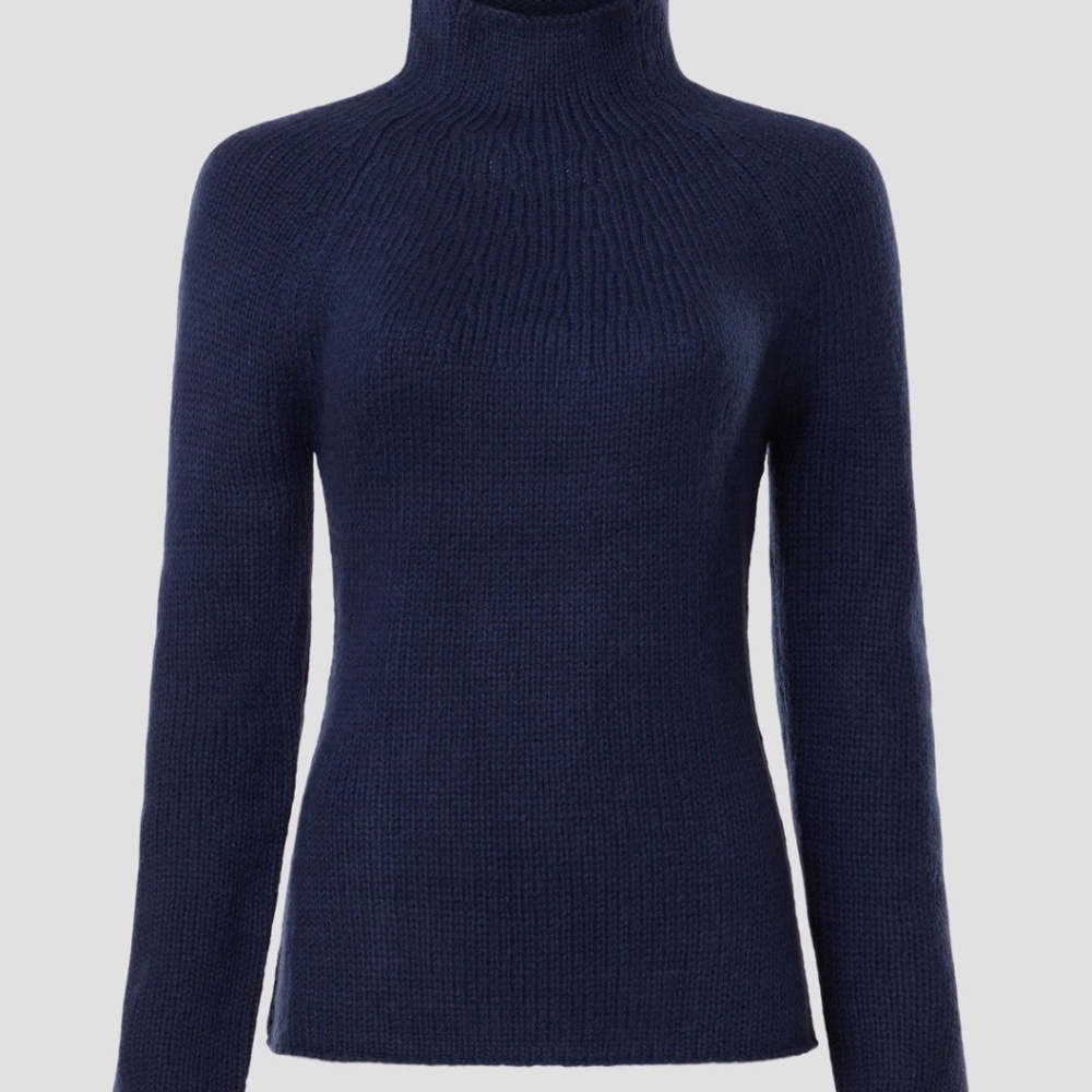 Marina Moscone x RTR Navy Turtleneck Sweater, XS